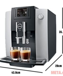 Máy pha cafe tự động Jura E6 Platin