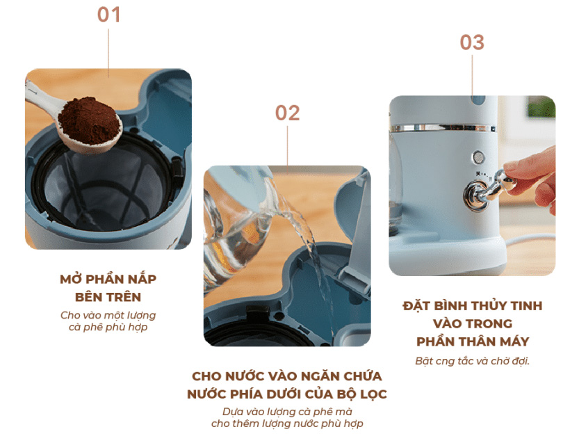 Máy pha cà phê Bear