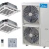 Điều hòa Multi Midea âm trần Inverter 2 chiều 96.000 BTU MQ4A-48HWAN1/MOUB-96HD1N1-R