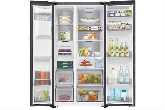 Khám Phá Chi Tiết Tủ Lạnh Samsung Side By Side RS80F65J2BSV – Đỉnh Cao Công Nghệ Cho Gian Bếp Hiện Đại