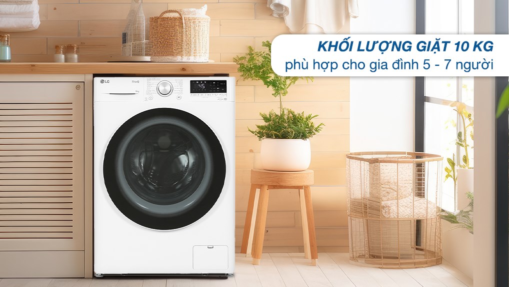 Máy Giặt LG Inverter 10Kg FV1410S4W1 – Những Điểm Nổi Bật Bạn Không Thể Bỏ Lỡ!