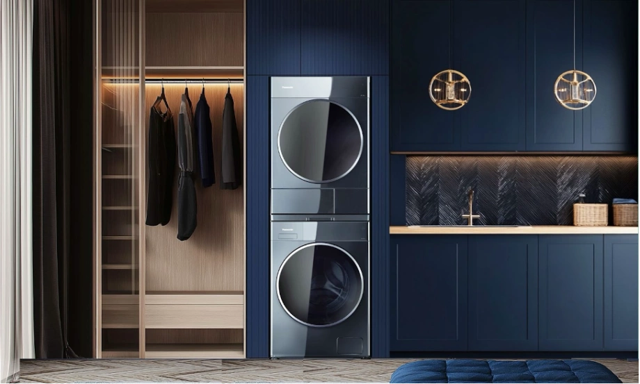 Tháp giặt sấy Panasonic VENUS-COMBO2 13kg/10.5kg – Giải pháp giặt sấy tiện lợi, tiết kiệm không gian