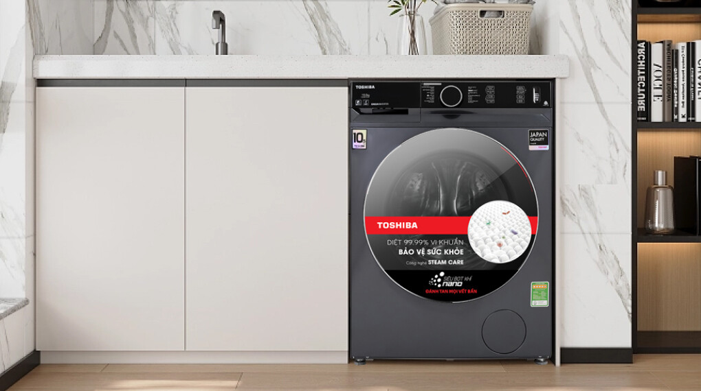Sống Hiện Đại, Chọn Máy Giặt Toshiba TW-BK115G4V(SS) – Máy Giặt Tiết Kiệm, Vận Hành Êm Ái