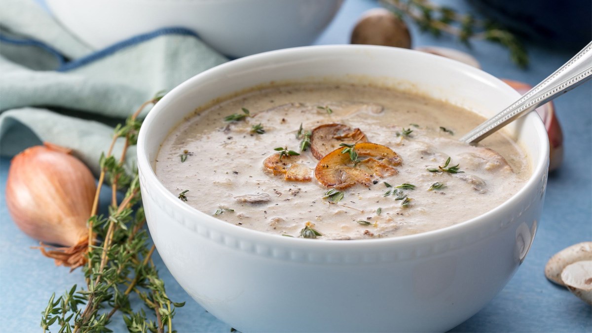 2 cách làm súp kem nấm béo ngậy thơm ngon đơn giản 2 cách làm súp kem nấm béo ngậy thơm ngon đơn giản