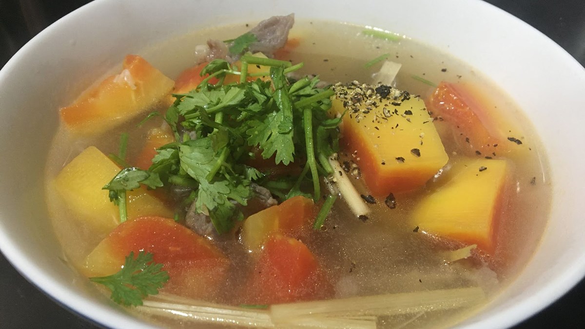 Cách nấu gân bò hầm đu đủ ngon ngọt không bị hôi cực đơn giản tại nhà Cách nấu gân bò hầm đu đủ ngon ngọt không bị hôi cực đơn giản tại nhà