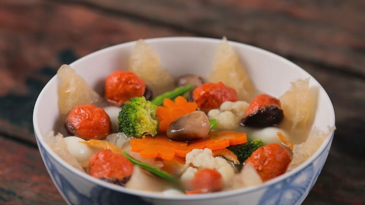 Cách nấu canh bóng mọc son cho mâm cỗ ngày Tết