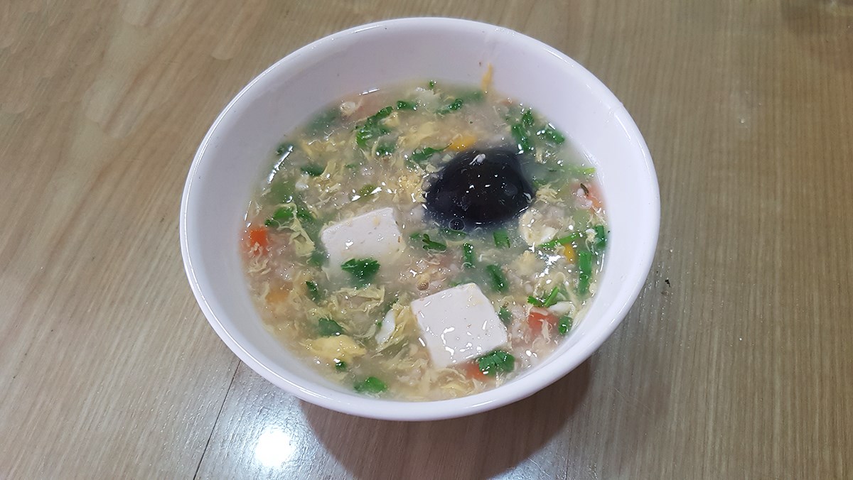 Súp trứng bắc thảo yến mạch Súp trứng bắc thảo yến mạch