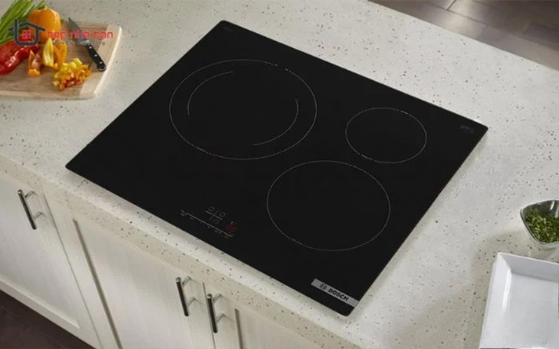 Kích thước bếp có 3 vùng nấu