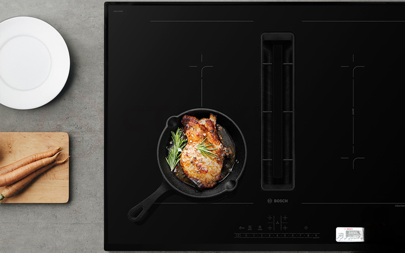 Kích thước bếp có 3 vùng nấu trở lên