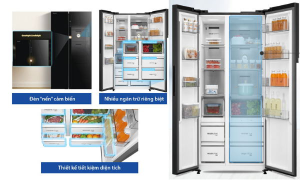 Tủ lạnh Toshiba GR-RS780WI-PGV(22)-XK – Sự lựa chọn đẳng cấp cho không gian bếp hiện đại