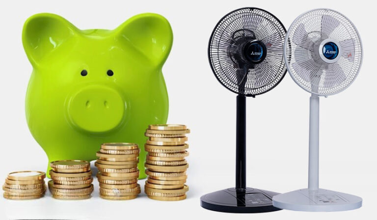 Quạt điện Mitsubishi R12-HRA tiết kiệm điện