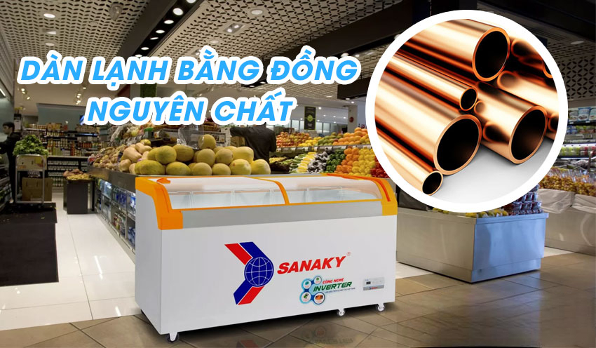 Làm lạnh nhanh, sâu và đồng đều với dàn lạnh bằng đồng