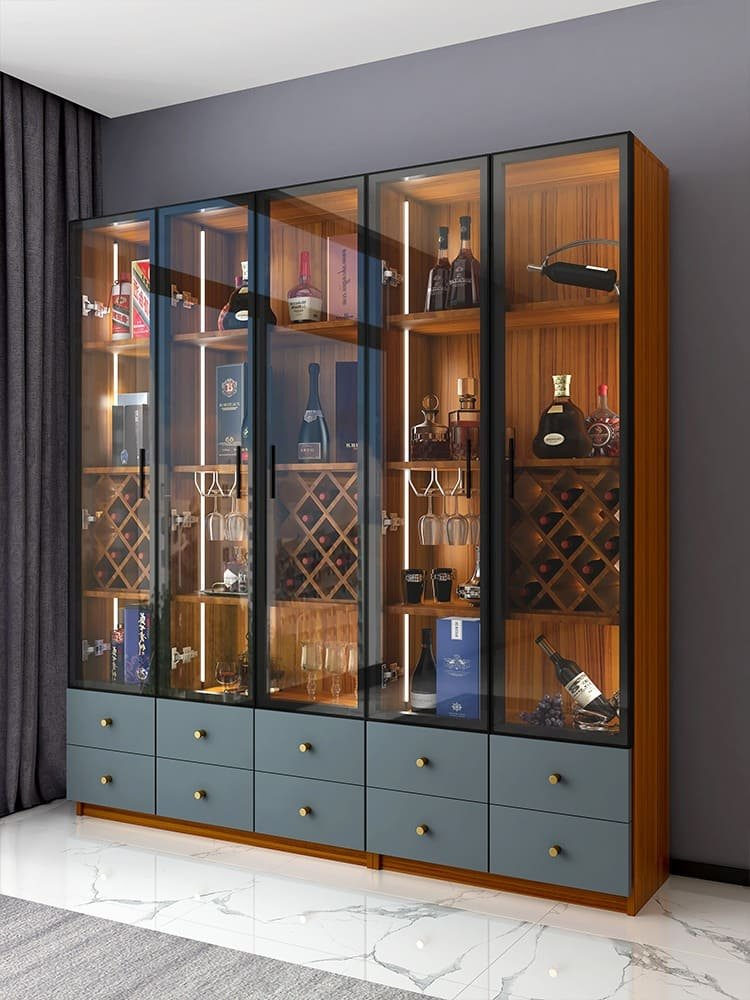 Tủ Rượu Phòng Khách – Điểm Nhấn Tinh Tế Cho Không Gian Sống Đẳng Cấp