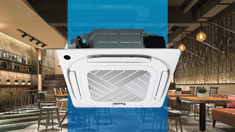 chi tiết điều hòa âm trần cassette Funiki CC36MMC1