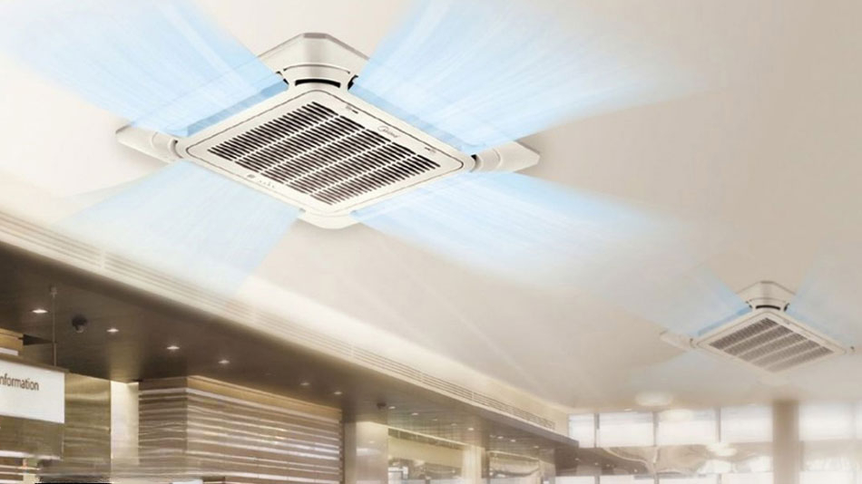 Điều hòa âm trần cassette Midea MCD1-36CRDN8-Q