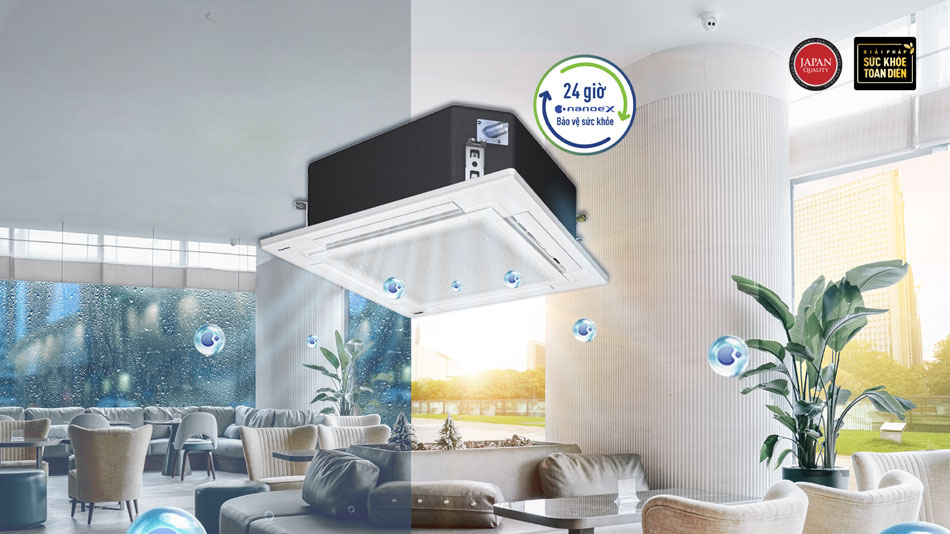 điều hòa âm trần Panasonic 4 ức chế vi khuẩn