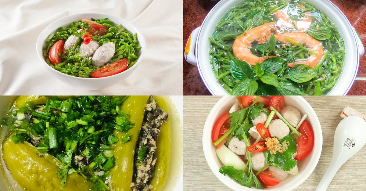 Tổng hợp 16 cách nấu các món canh ngon ngày hè thanh mát, ăn là ghiền Tổng hợp 16 cách nấu các món canh ngon ngày hè thanh mát, ăn là ghiền