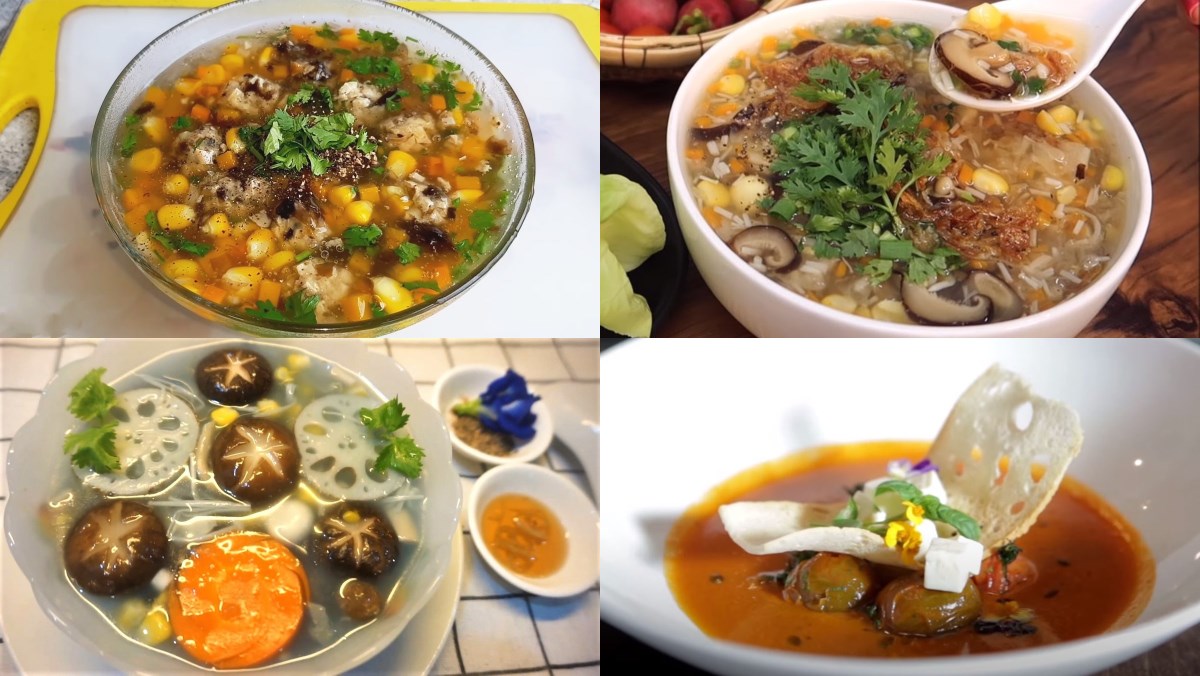 Tổng hợp 15 cách nấu súp chay ngon, ngọt lành, cực kì đơn giản 