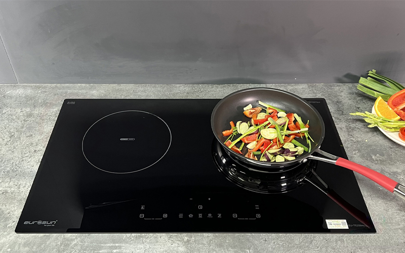 Bếp từ kết hợp hồng ngoại Eurosun EU-TE259Max 2 vùng nấu 3600W Bếp từ kết hợp hồng ngoại Eurosun EU-TE259Max 2 vùng nấu 3600W