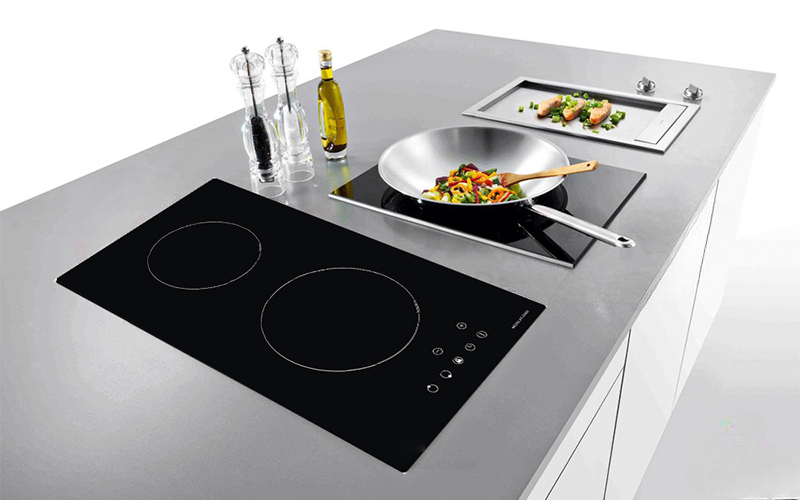 Bếp hồng ngoại Domino Bosch PKF375FP2E serie 6 2 vùng nấu 3500W Bếp hồng ngoại Domino Bosch PKF375FP2E serie 6 2 vùng nấu 3500W