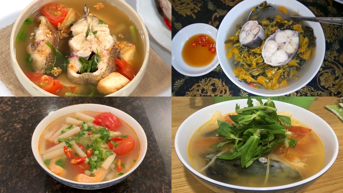 15 cách nấu canh chua cá biển