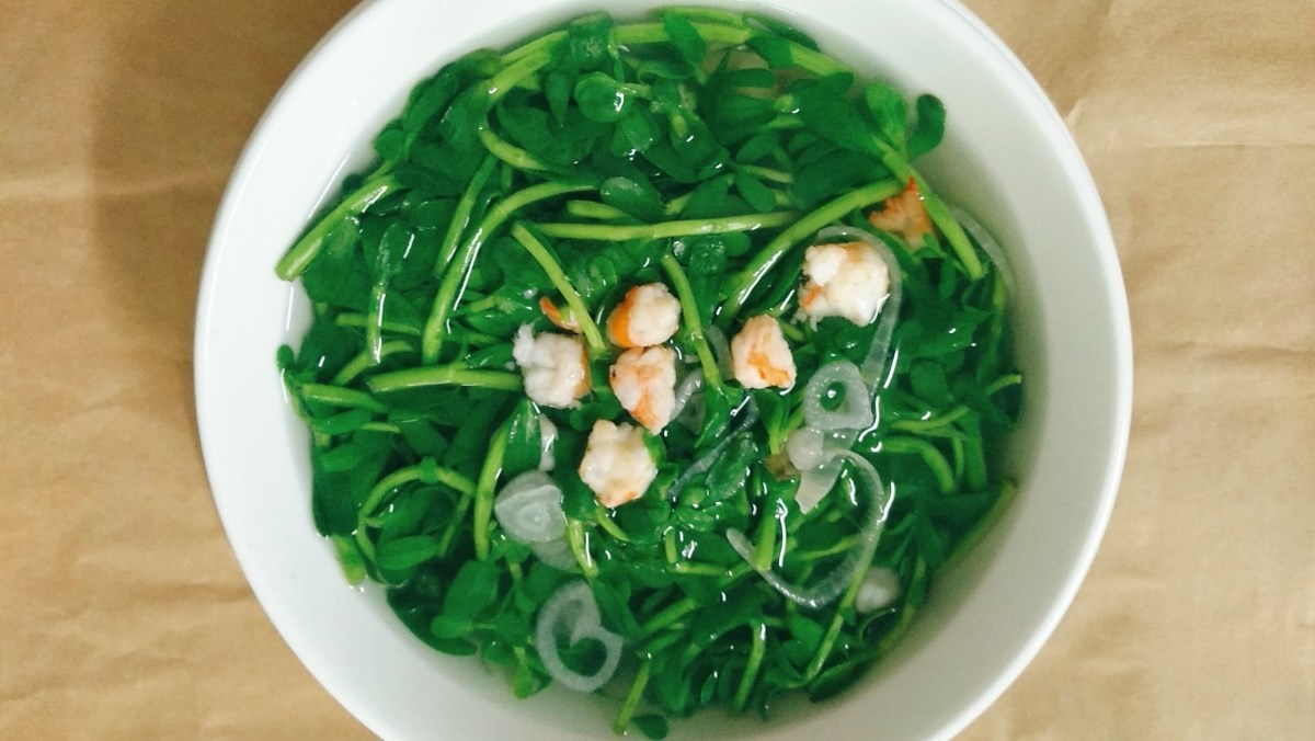 Cách nấu canh rau đắng nấu tôm thơm ngon dinh dưỡng