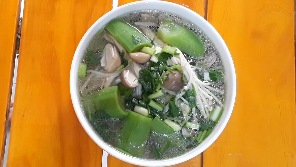 2 cách nấu canh mướp chay