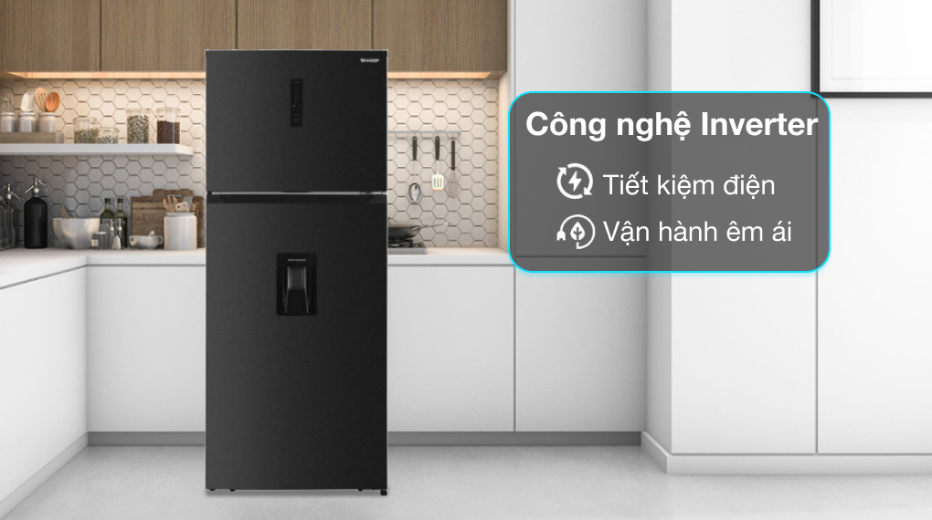 Tủ lạnh Sharp SJ-X417WD-DG – Dung tích 417 lít, hoàn hảo cho gia đình dưới 5 người