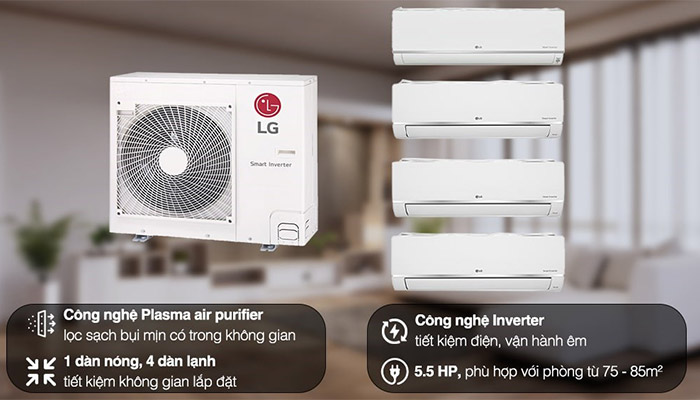 Đánh giá điều hòa Multi LG A4UQ36GFD0, Giải pháp điều hòa Multi hiện đại và bền bỉ