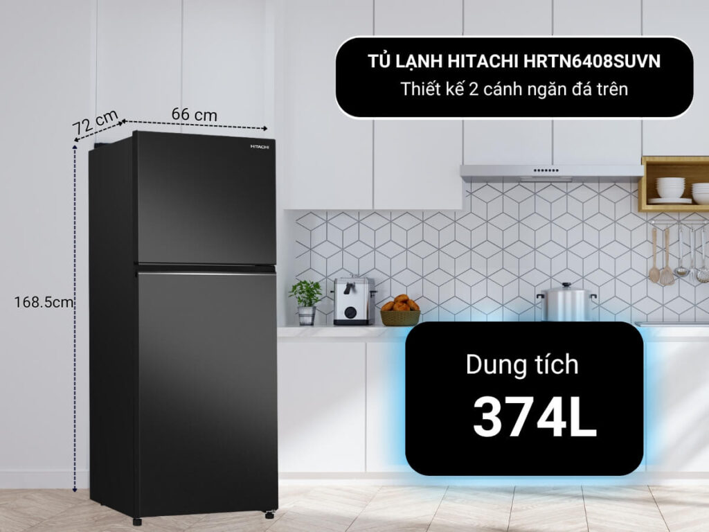 Tủ lạnh Hitachi HRTN6408SUVN – Sự lựa chọn hoàn hảo với mức giá không thể tốt hơn