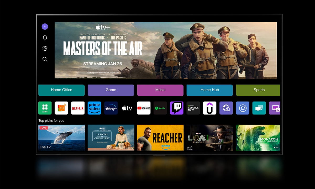 Smart tivi LG 43 inch 43QNED80TSA sử dụng hệ điều hành webOS Smart tivi LG 43 inch 43QNED80TSA sử dụng hệ điều hành webOS