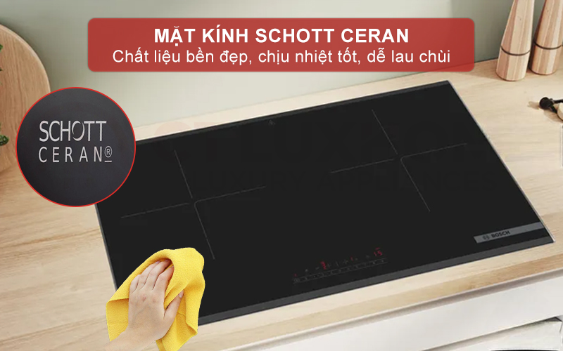 BẾP TỪ ÂM BOSCH PPI82566VN SERIES 8 2 VÙNG NẤU BẾP TỪ ÂM BOSCH PPI82566VN SERIES 8 2 VÙNG NẤU