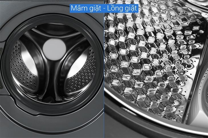 Máy giặt sấy Toshiba Inverter 12.5 kg TWD-BM135GF4V(MG) trang bị vòng đệm cửa kháng khuẩn an toàn Máy giặt sấy Toshiba Inverter 12.5 kg TWD-BM135GF4V(MG) trang bị vòng đệm cửa kháng khuẩn an toàn