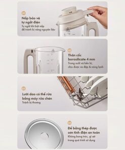 Máy làm sữa hạt đa năng Bear PBJ-D08T1