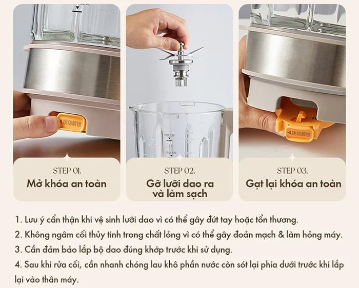 Máy làm sữa hạt Bear PBJ-D08T1