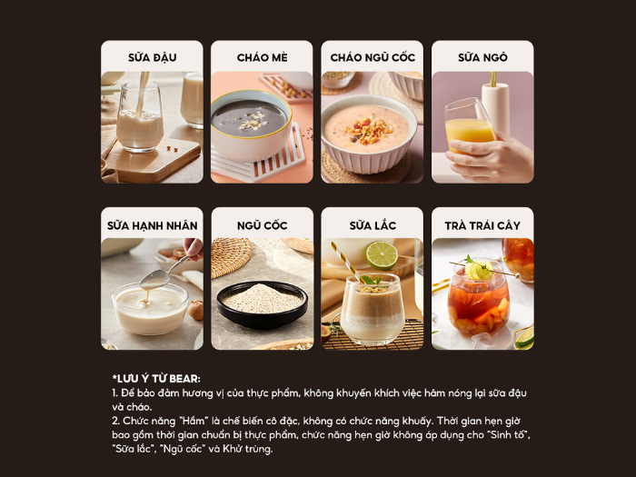 Máy làm sữa hạt Bear SB-SH17V 1.75 lít