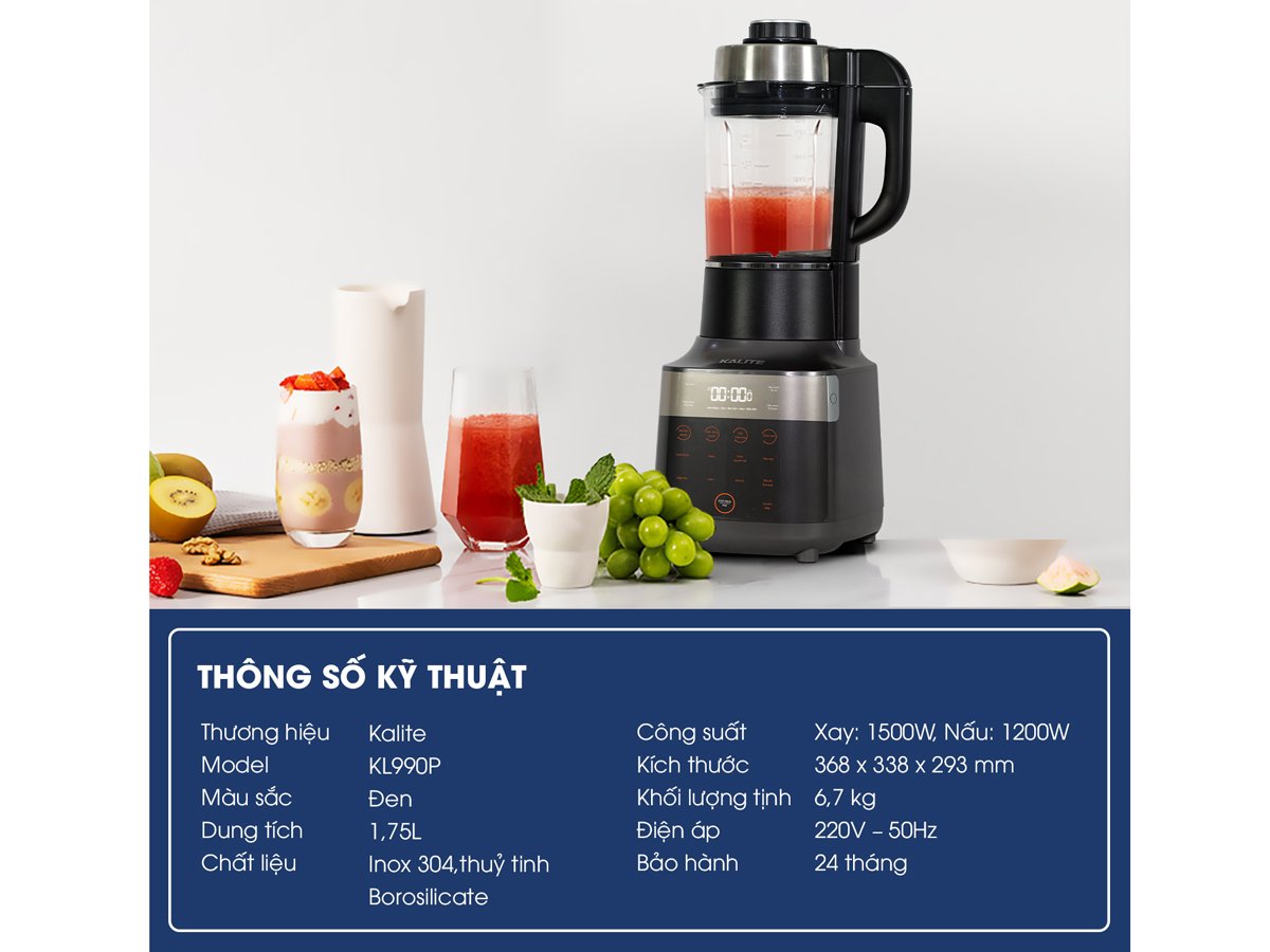Máy làm sữa hạt Kalite KL990P