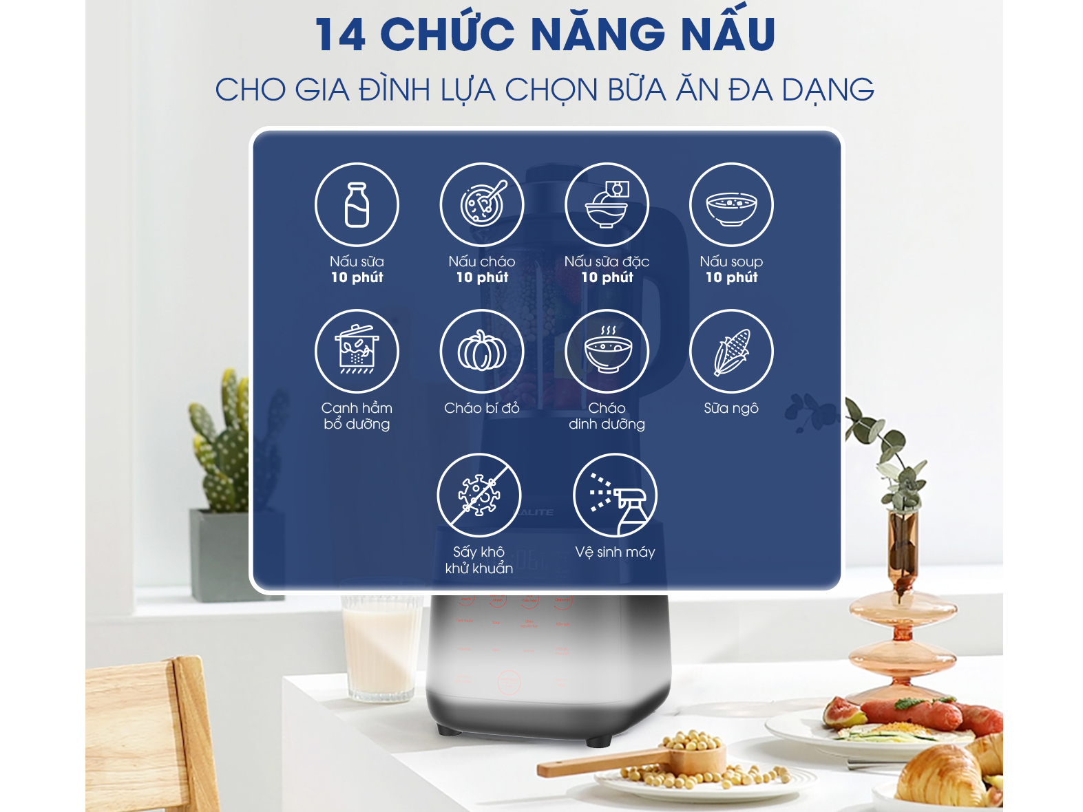 Máy làm sữa hạt Kalite KL990P