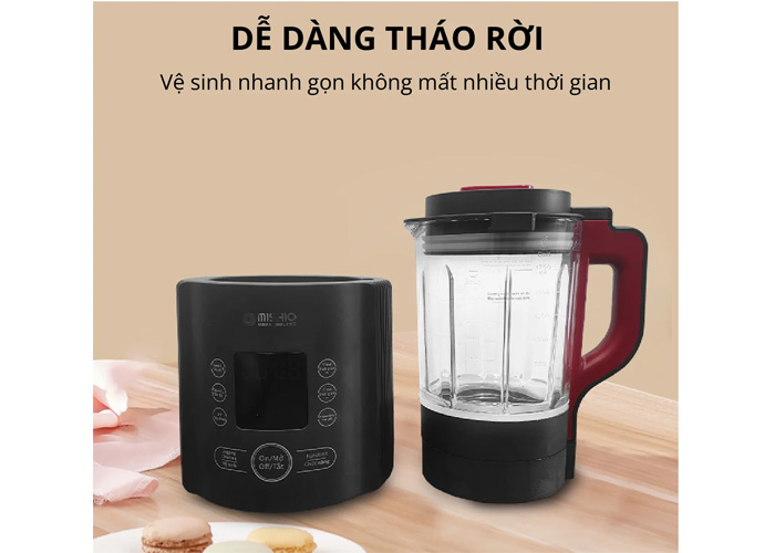Máy làm sữa hạt đa năng Mishio MK360 800W (1.75 lít)