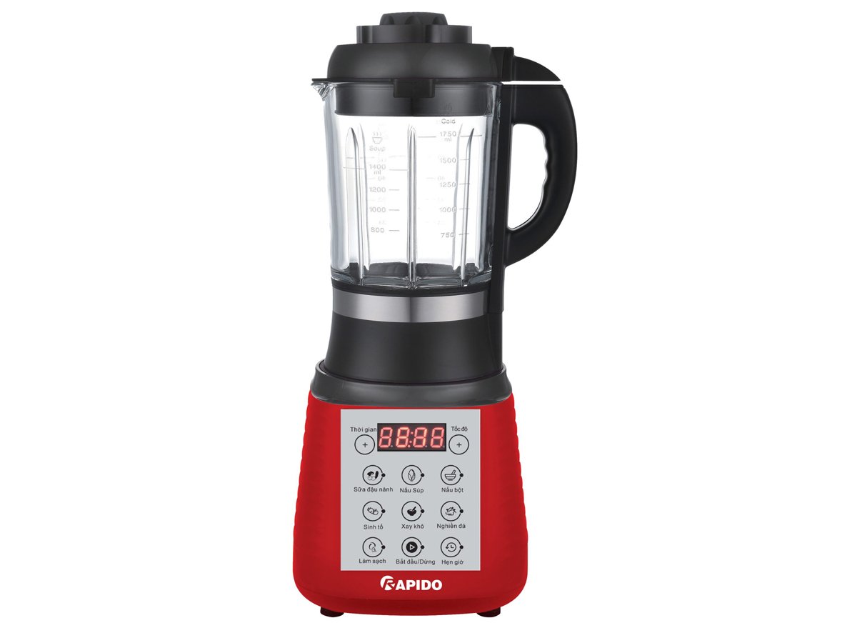 Máy làm sữa hạt Rapido RHB1800D màu đỏ Rapido RHB1800D