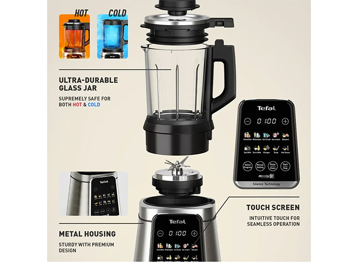 may-lam-sua-hat-tefal-bl98sc66-4 Máy làm sữa hạt, xay nấu đa năng chống ồn Tefal BL98SC66