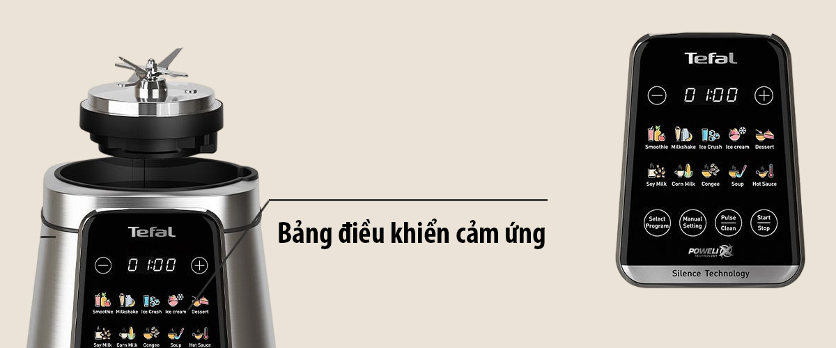 may-lam-sua-hat-tefal-bl98sc66-5 Máy làm sữa hạt, xay nấu đa năng chống ồn Tefal BL98SC66