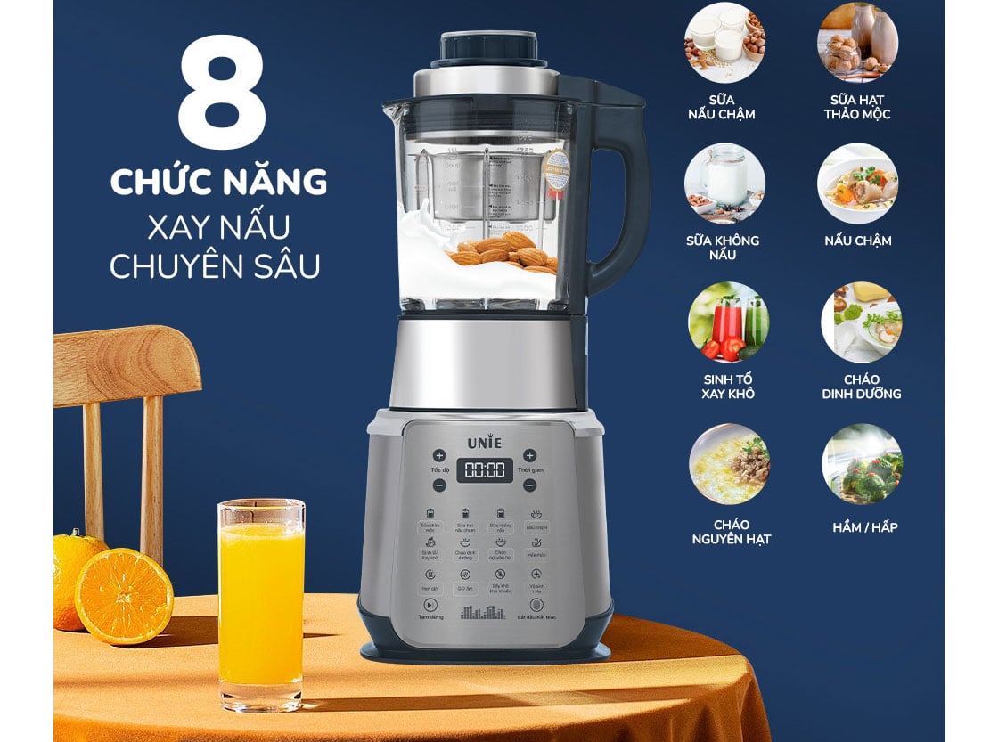Máy làm sữa hạt UNIE V9S - 1.75 lít