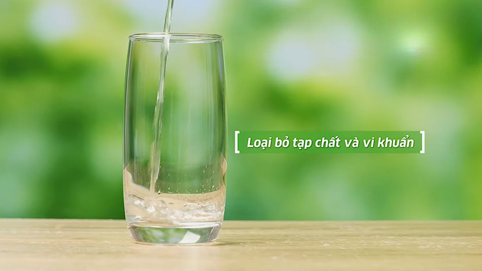 hất lượng nước sau lọc của máy lọc nước Kangaroo KG10W1