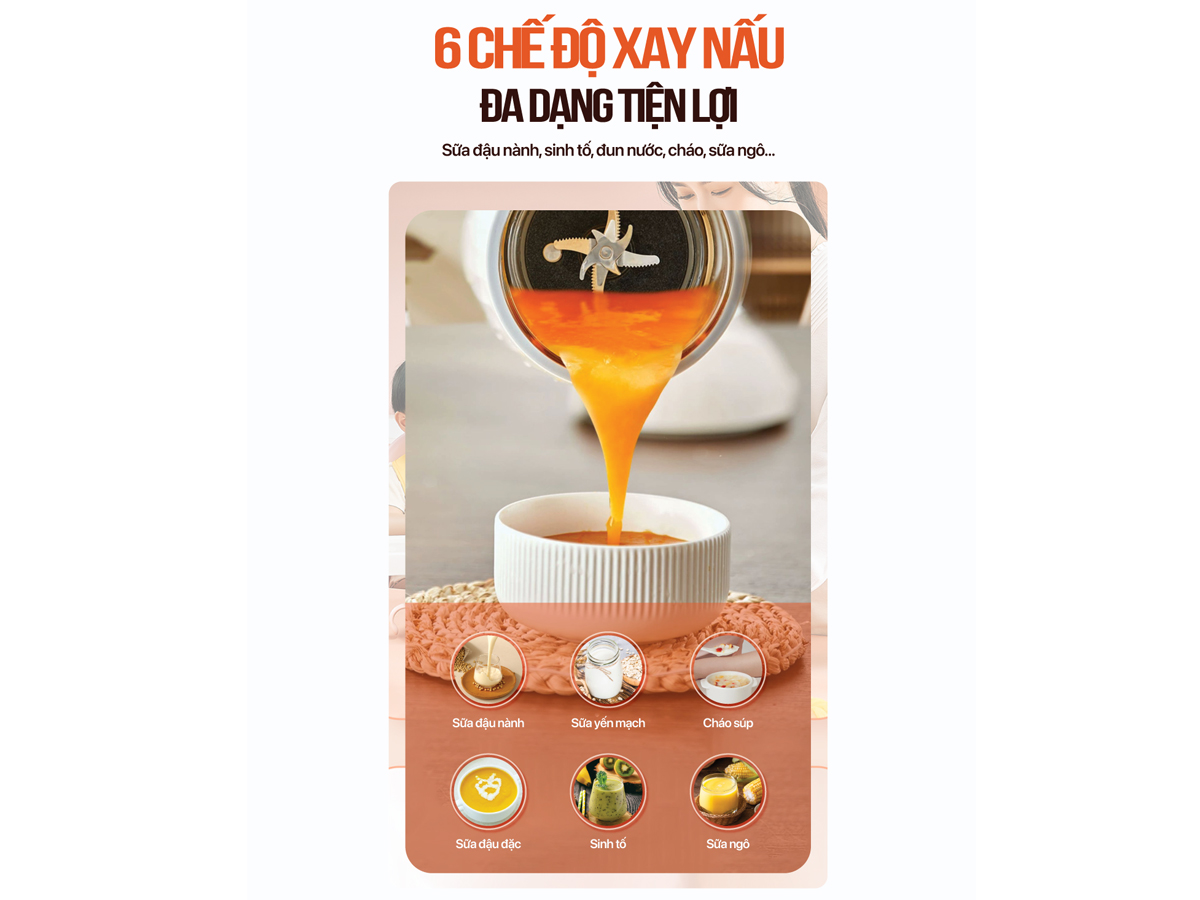 Máy nấu sữa hạt Roler RB-4122