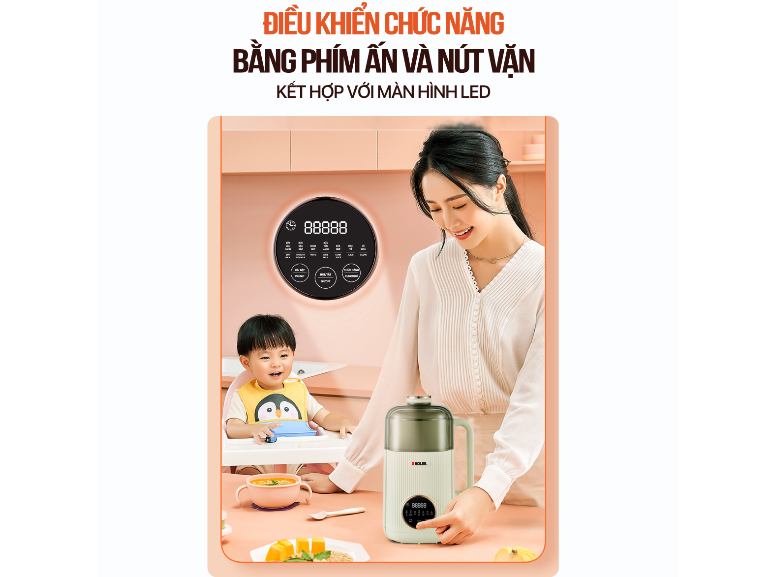 Máy nấu sữa hạt Roler RB-4122