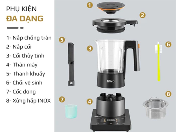 Máy xay nấu đa năng Olivo X24 Pro