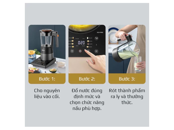 Máy xay nấu đa năng Olivo X24 Pro