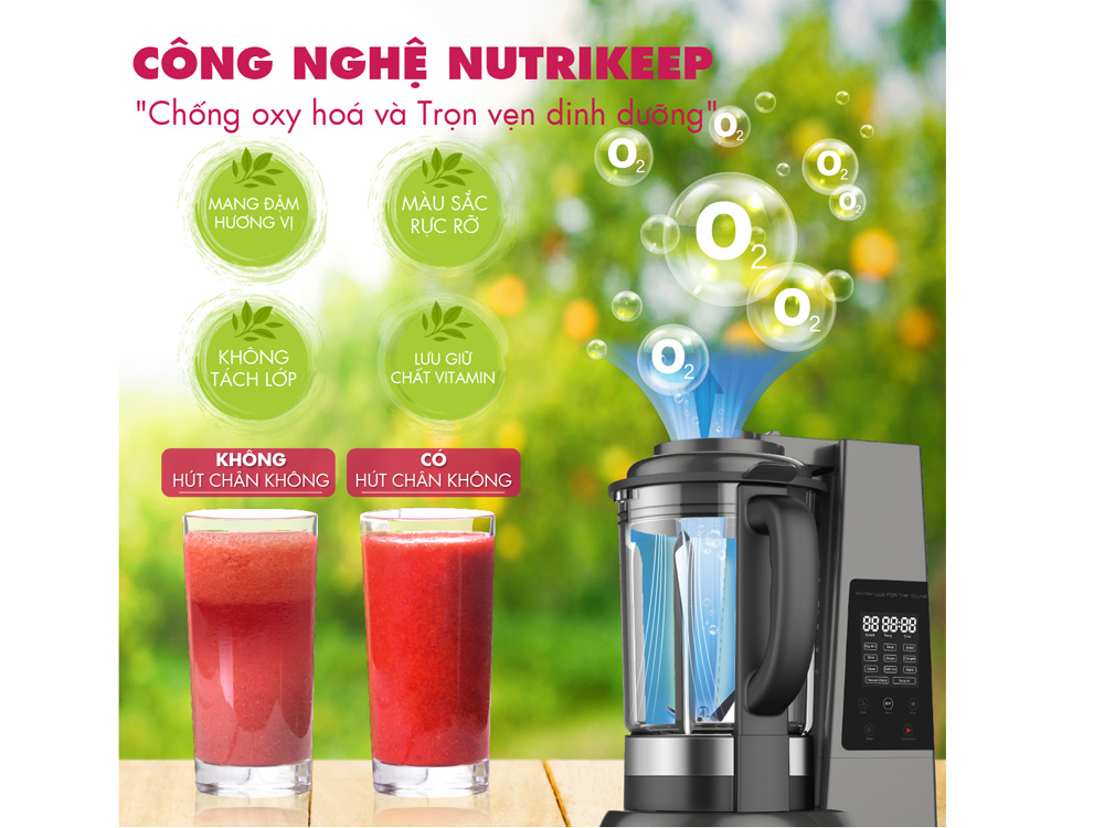 Công nghệ Nutrikeep giữ trọn vẹn dinh dưỡng của món ăn Công nghệ Nutrikeep giữ trọn vẹn dinh dưỡng của món ăn
