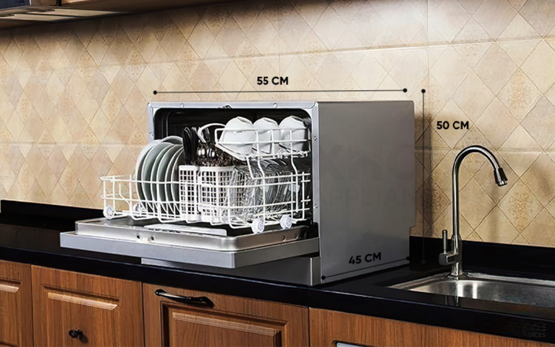 Máy rửa chén ngang 50cm là gì?